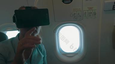 娱乐虚拟现实头戴式耳机飞机
